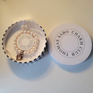 Thomas Sabo Pearl Charm Bracelet